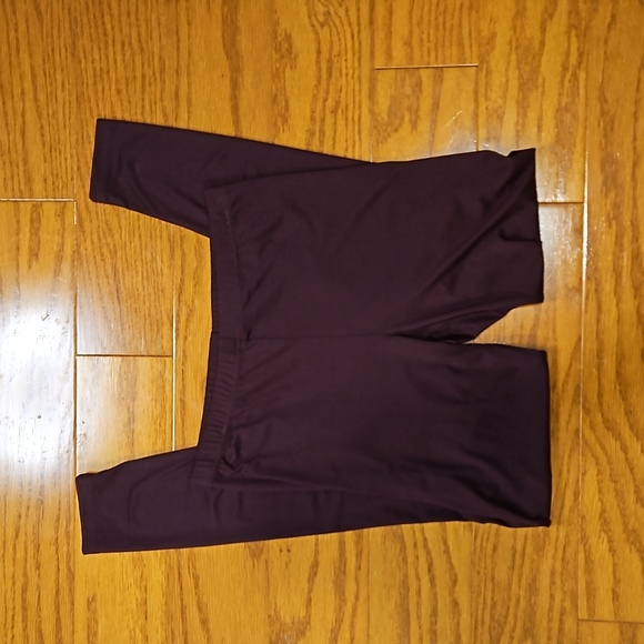 Eye Candy Maroon Leggings - Picture 1 of 6